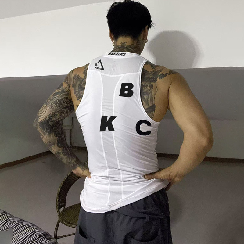 破冰bkcxzice紧身衣健身背心图片
