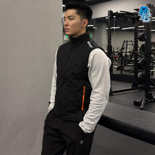 bkcxzice正品轻薄羽绒棉马甲男夏季抗风保暖无袖健身外套拉链棉服