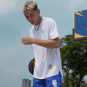 bkcxzice正品破冰投篮服短袖夏季薄款美式训练速干上衣运动t恤男
