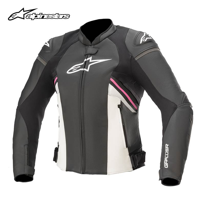 a星alpinestars女士皮衣牛皮机车骑行服机车皮夹克GP PLUS R V3