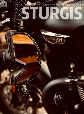 AMZ复古机车头盔护目镜摩托车风镜越野全盔骑行防护眼镜防风通用