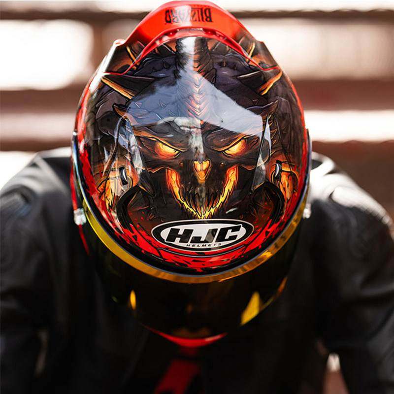 HJC漫威联名RPHA12碳纤维头盔 轻量赛道盔可装蓝牙摩托车安全帽