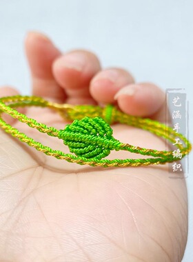 转运同心结虎年红手绳原创设计