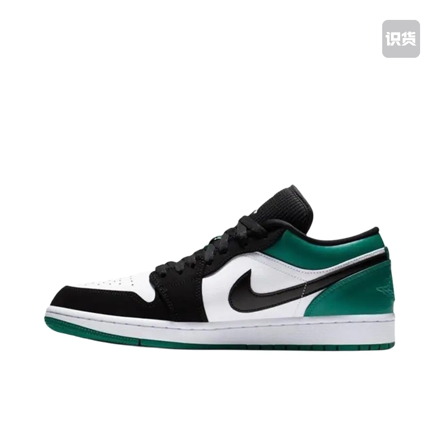 Air Jordan 1 Low AJ1黑绿脚趾男女低帮篮球鞋553560-113