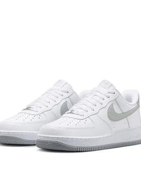 耐克Nike Air Force 1 Low AF1白灰低帮男子复古板鞋FJ4146-100