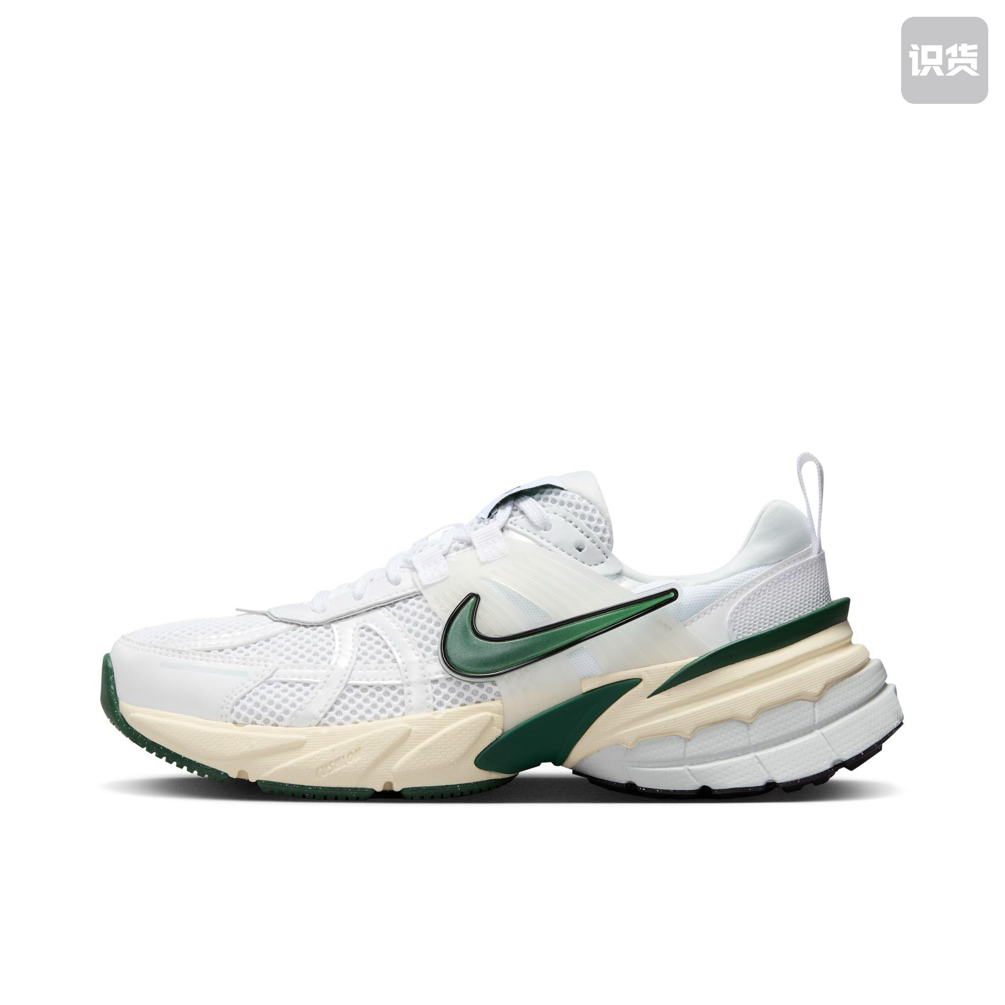 耐克Nike V2K Runtekk白绿男女低帮复古休闲运动跑步鞋FD0736-101