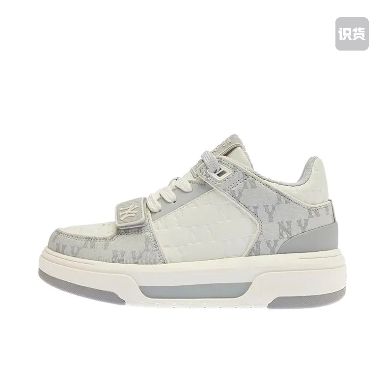 MLB板鞋男鞋女鞋新款运动鞋厚底鞋老花学长鞋3ASXCMM4N-50GRS