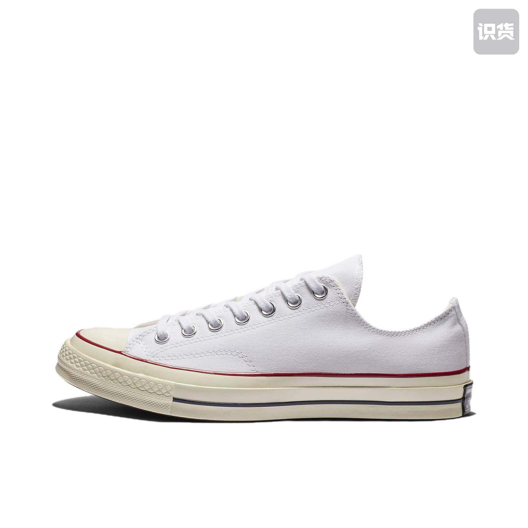 匡威Converse 1970s经典白色低帮帆布鞋男情侣休闲板鞋162065C