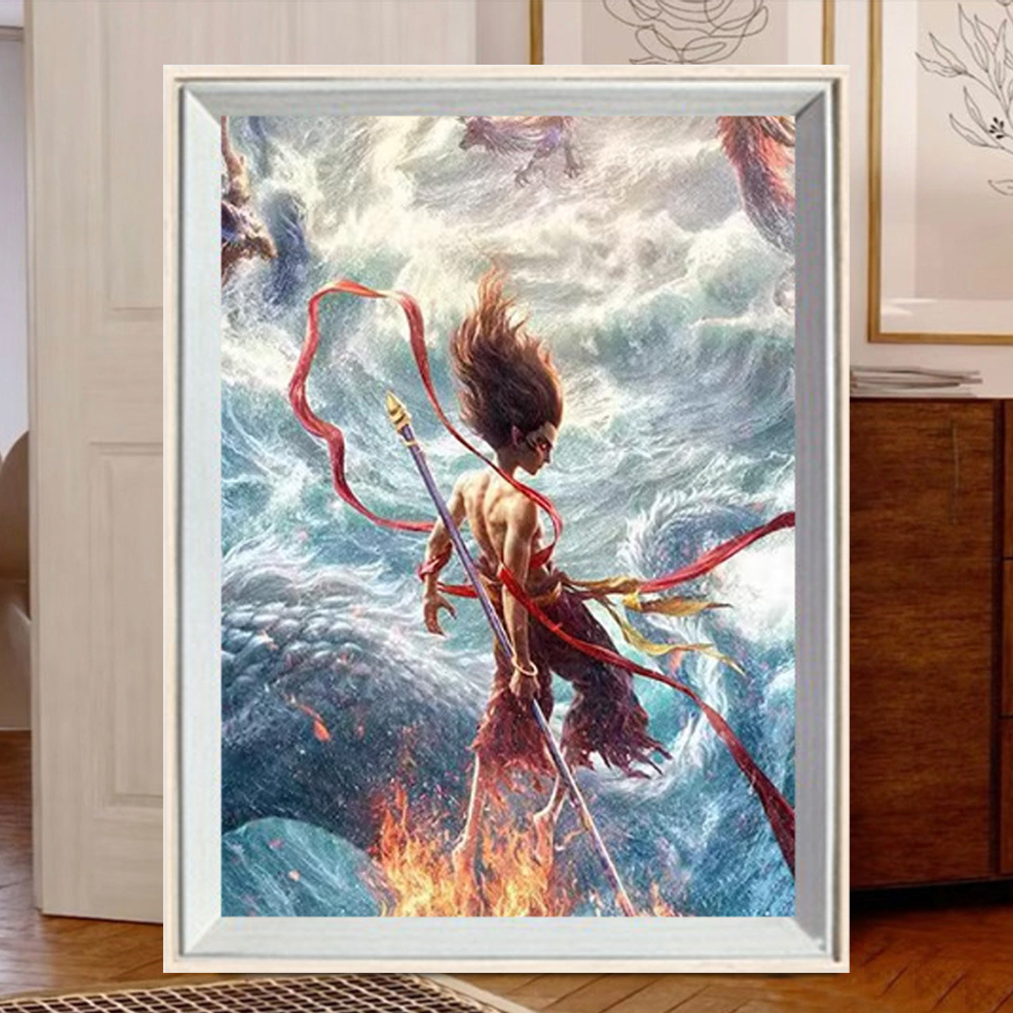 哪吒之魔童闹海新款钻石画卡通动漫手工diy砖石粘贴画十字绣礼物