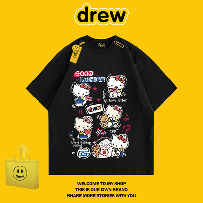 宽松型青年重磅HelloKitty猫潮牌