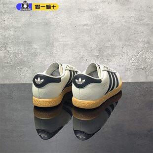 正品Adidas阿迪达斯三叶草德训鞋男士新款皮面复古T头板鞋JP8227
