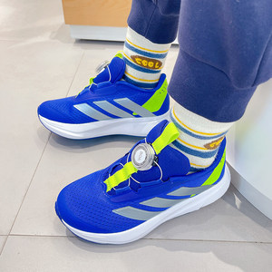 Adidas阿迪达斯正品2026新款儿童旋转按钮缓震低帮舒适休闲运动鞋