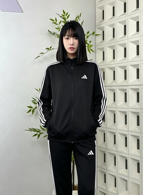 Adidas阿迪达斯套装男女同款户外运动裤子经典透气休闲外套KC6977