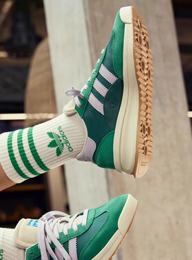 Adidas阿迪达斯正品高颜值校园鞋子百搭男女款复古休闲板鞋IH7993