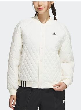 Adidas简约轻奢衣服保暖运动棉服