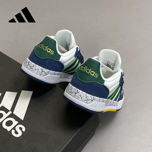子运动复古运动篮球板鞋 子男生鞋 女增高 轻奢鞋 adidas阿迪达斯正品
