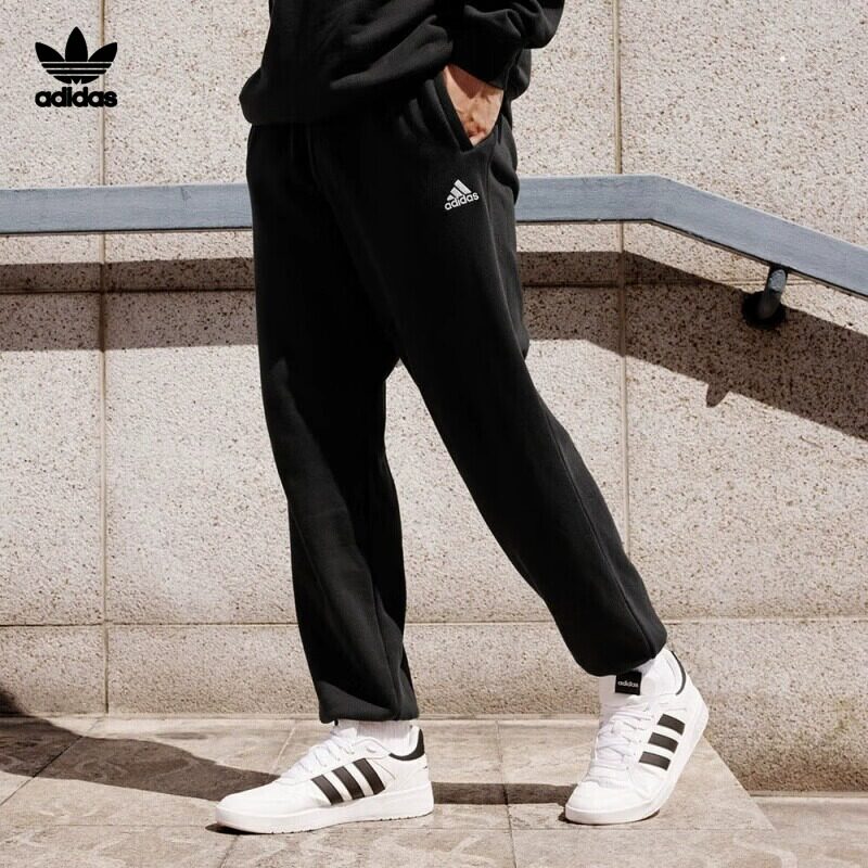 正品Adidas阿迪达斯运动裤男士夏新款休闲束脚卫裤运动裤JM9112