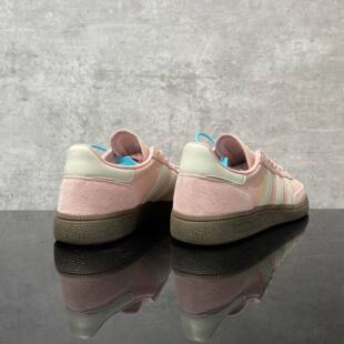 正品Adidas阿迪达斯三叶草鞋子女款爆款2025新款拼色复古板鞋潮鞋