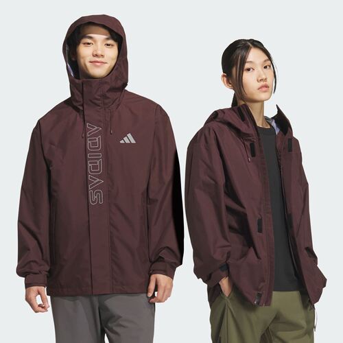 Adidas阿迪达斯正品男女通用拒水暖芯科技保暖运动茄克外套KF5233