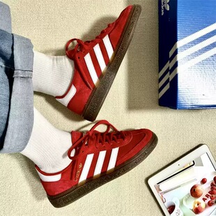 Adidas阿迪达斯男鞋女鞋红色板鞋26新年款运动鞋休闲德训鞋FV1227