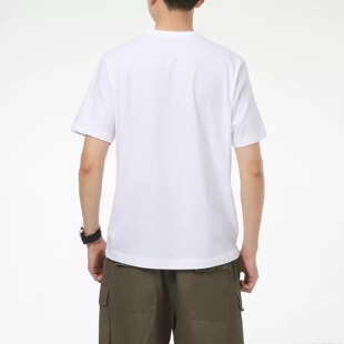 NIKE耐克男子运动服休闲白T恤26新款 跑步健身衣 纯棉透气亲肤半袖