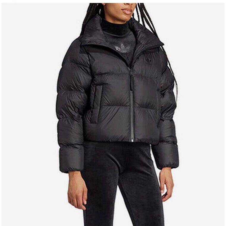 Adidas/阿迪达斯正品三叶草女士时尚保暖短款外套厚羽绒服IW8368