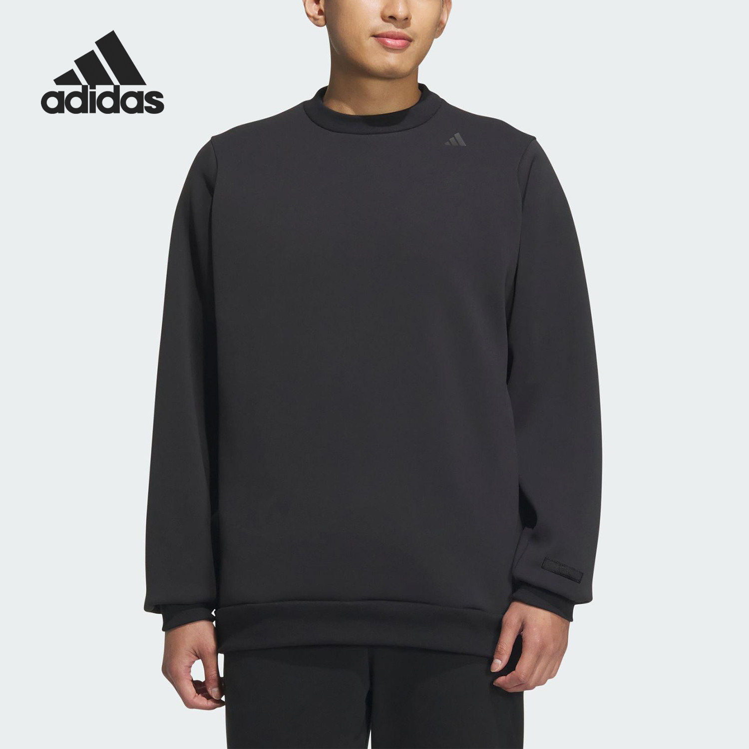 Adidas/阿迪达斯官方正品秋冬新款男士针织圆领运动卫衣JM0963