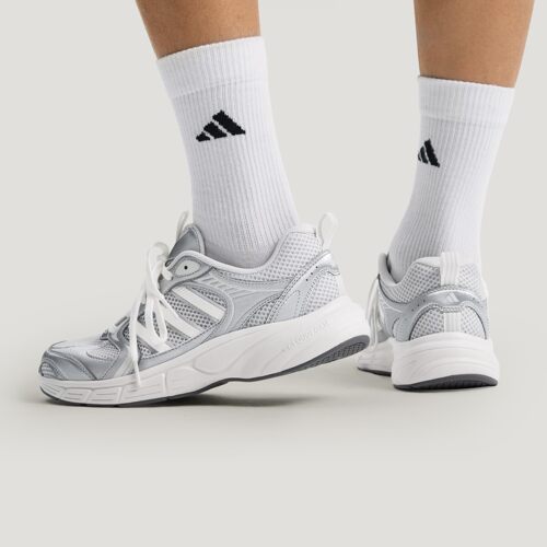 Adidas阿迪达斯正品男女同款银色老爹鞋网面透气运动休闲鞋KI7446