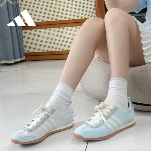 Adidas/阿迪达斯「冰淇淋T头鞋」VS JOG 2.0薄底运动风板鞋JI2434