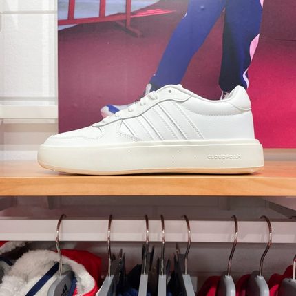 正品Adidas阿迪达斯女子新款复古潮运动休闲板鞋百搭小白鞋JI2345