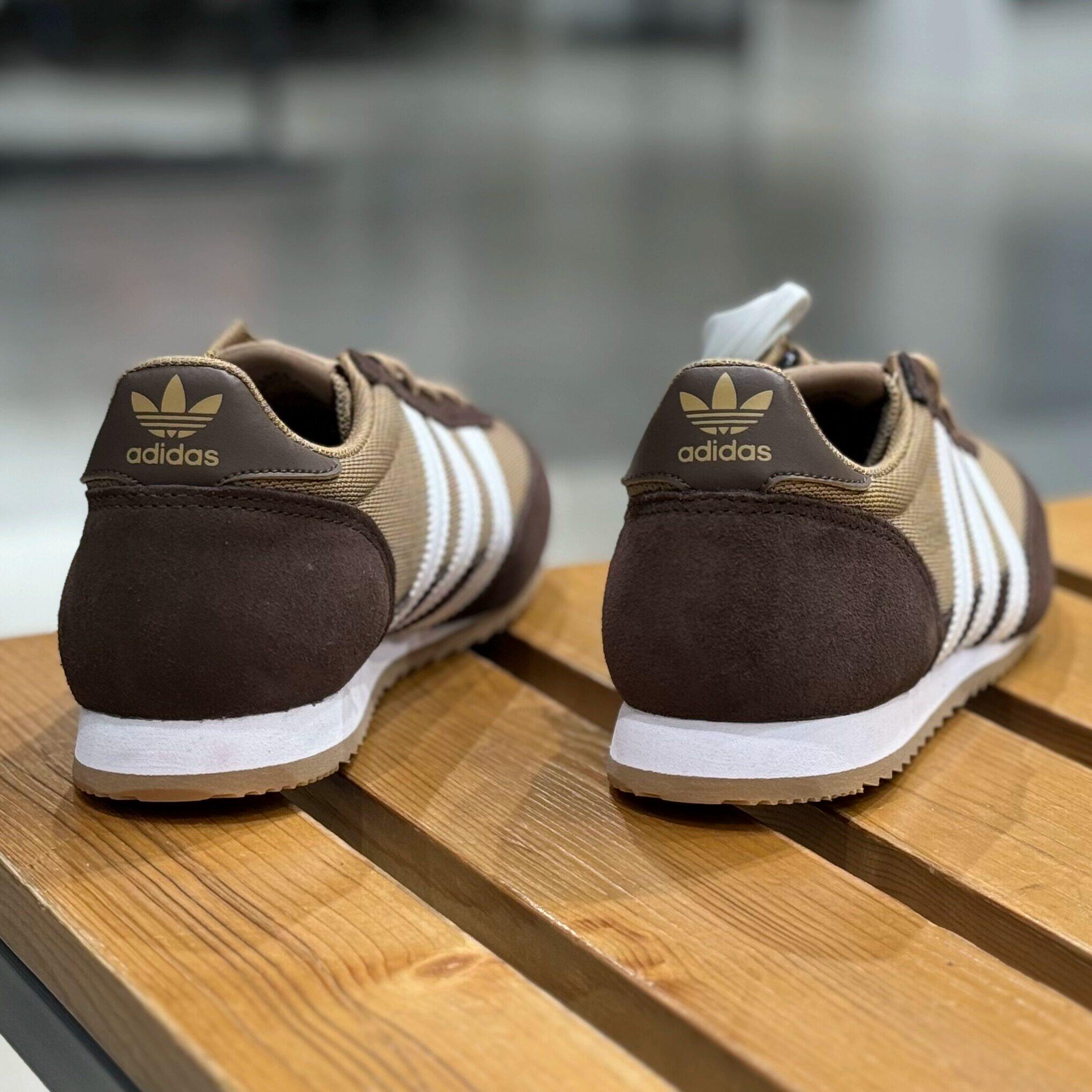 正品T头鞋Adidas三叶草德训板鞋