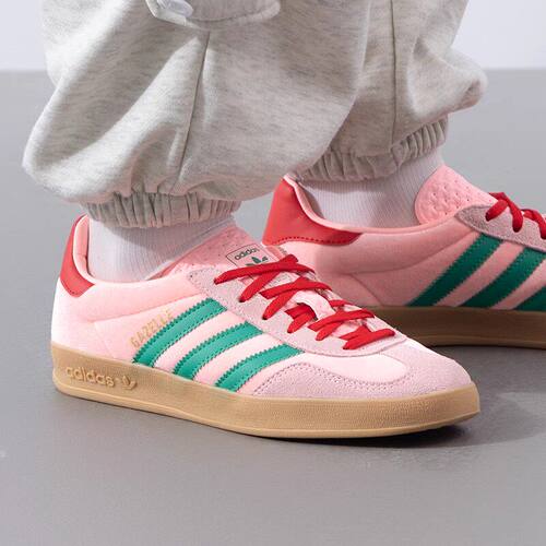 adidas三叶草女低帮T头板鞋