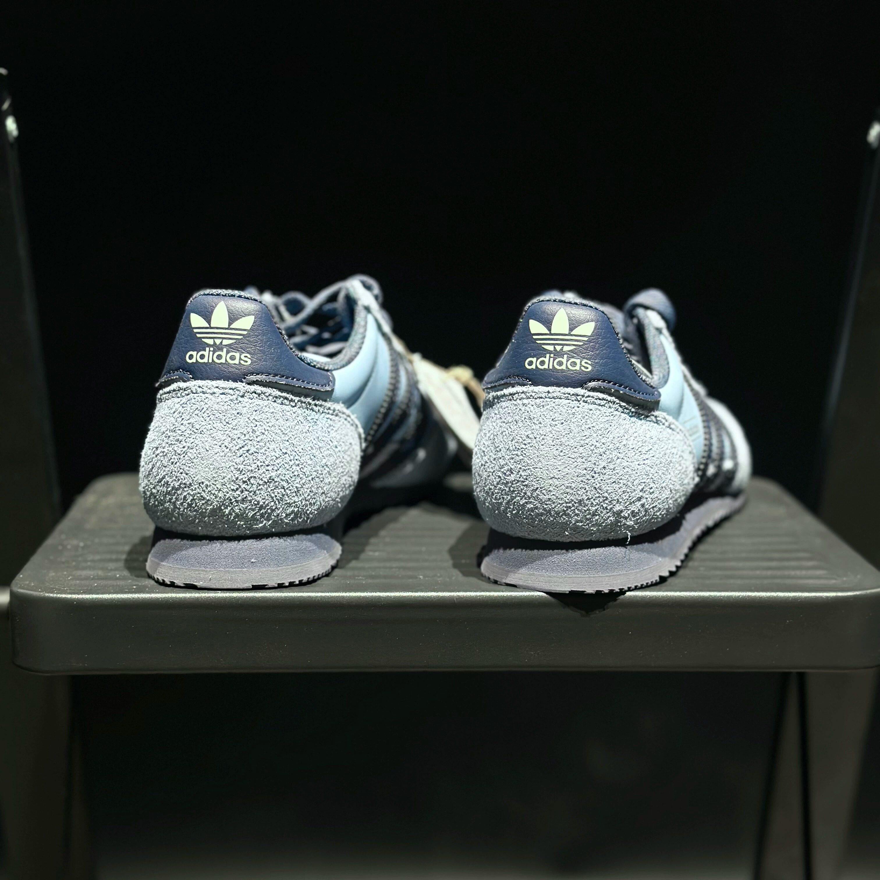 正品T头鞋Adidas三叶草德训板鞋