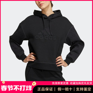 清仓阿迪达斯女款卫衣三叶草圆领秋冬运动上衣长袖套头衫HL0048