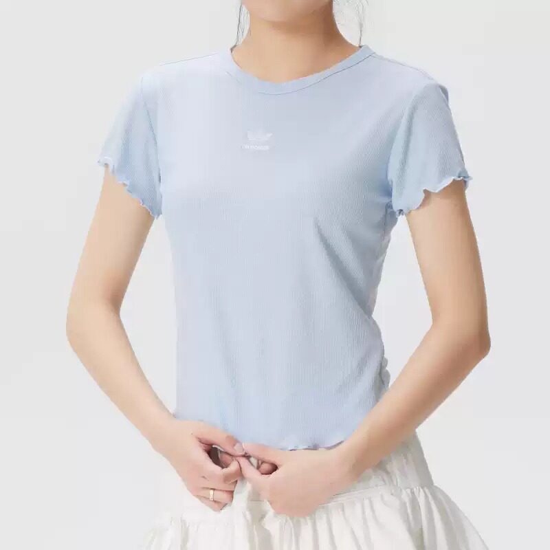 Adidas阿迪达斯三叶草短袖女装2026春夏季新款运动休闲透气T恤衫