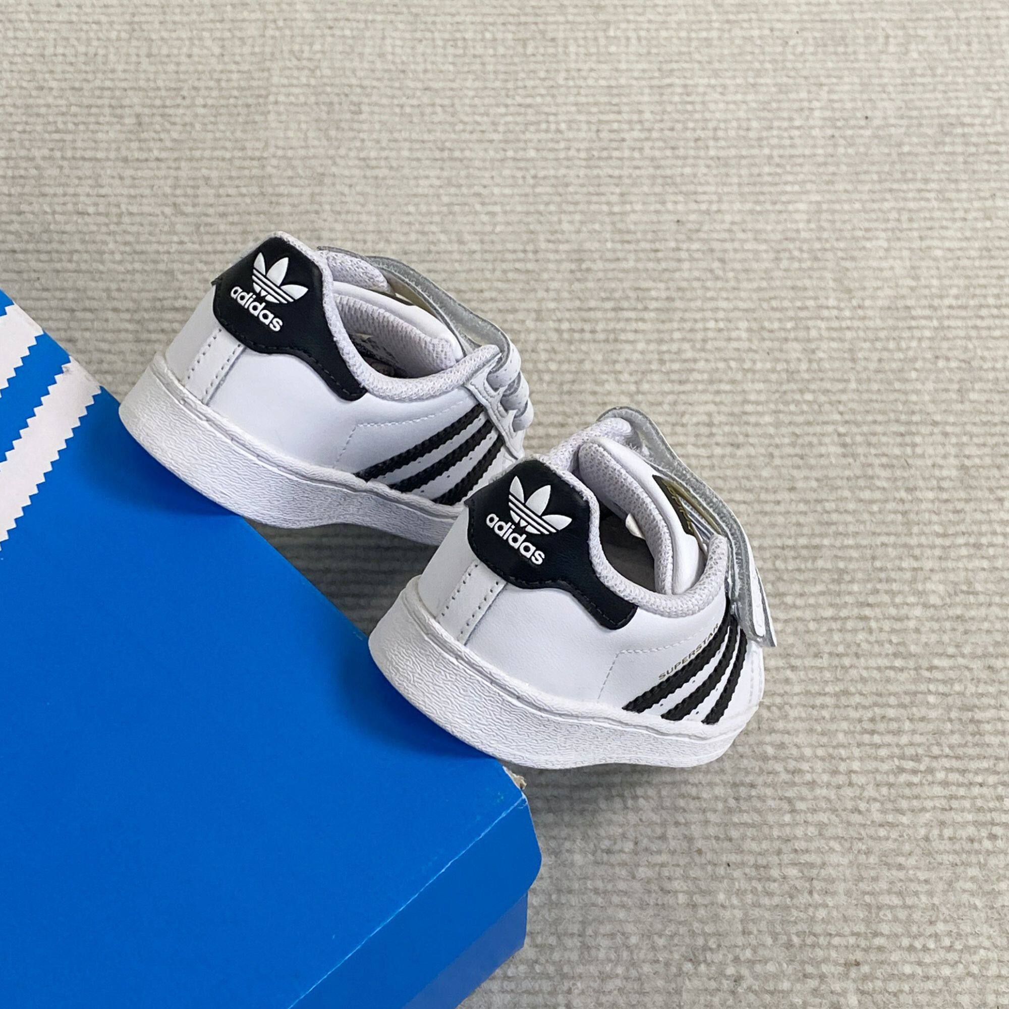 Adidas阿迪达斯正品春夏季新款儿童鞋经典贝壳头百搭运动鞋EF4842