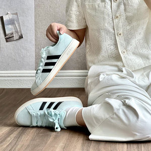 adidas阿迪达斯正品夏季款2026新款休闲情侣款低帮休闲板鞋JR7077