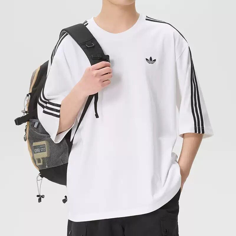 阿迪达斯男短袖26新款透气运动服