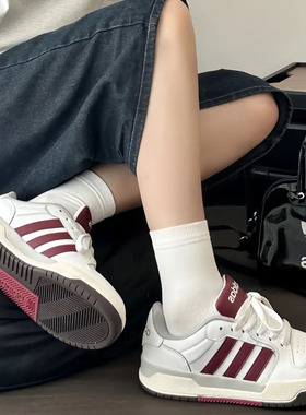 Adidas阿迪达斯正品男女新款运动休闲情侣鞋轻便篮球板鞋JQ3926