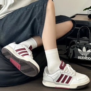 Adidas阿迪达斯正品男女新款运动休闲情侣鞋轻便篮球板鞋JQ3926