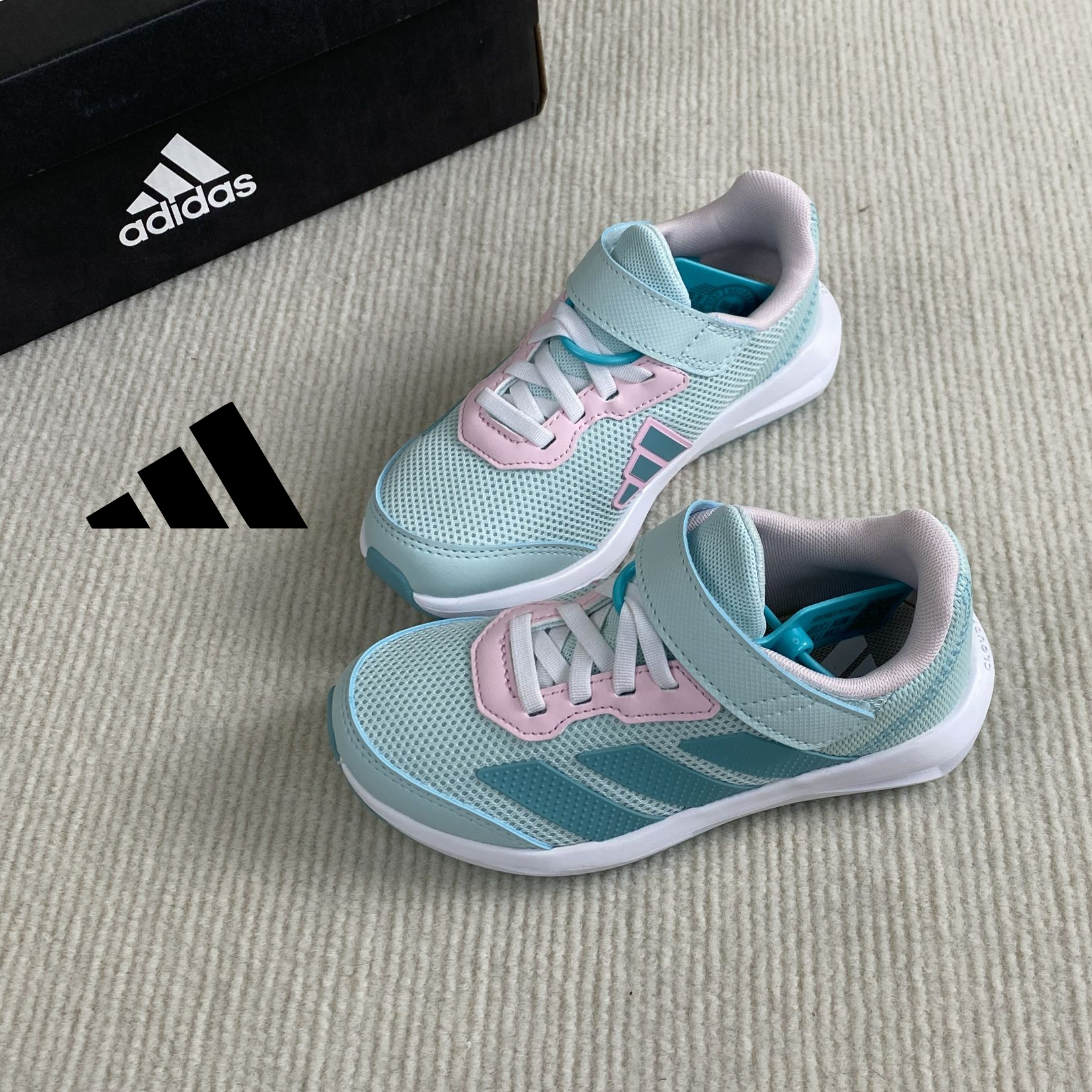 Adidas/阿迪达斯儿童鞋正品透气网面跑鞋舒适耐磨缓震轻便运动鞋