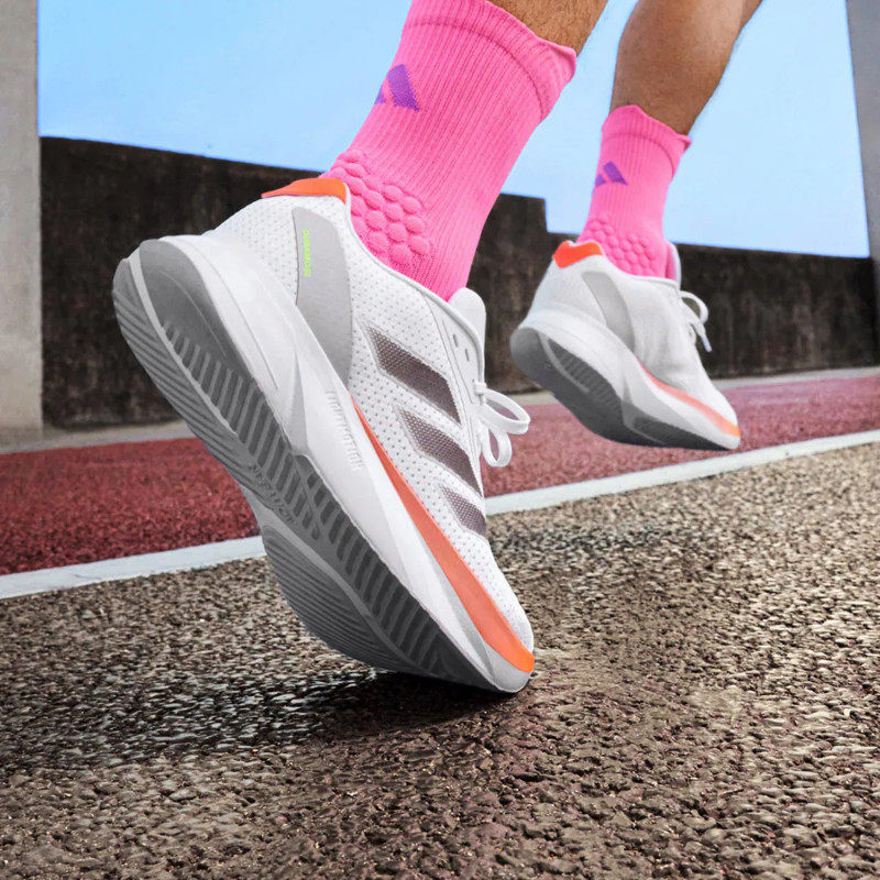 Adidas阿迪达斯正品男鞋2025新款缓震网面跑步鞋透气休闲运动鞋子