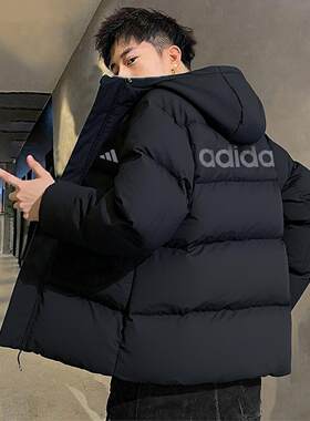 新款正品防风连帽外套氛围感冬装