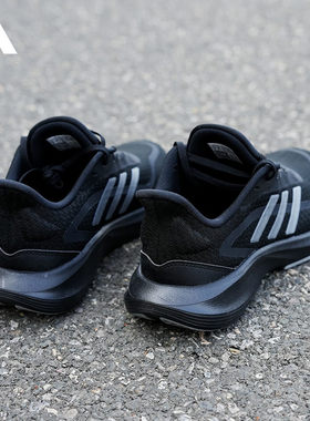 正品adidas阿迪达斯男士鞋子新款减震黑武士运动开车休闲跑步鞋女