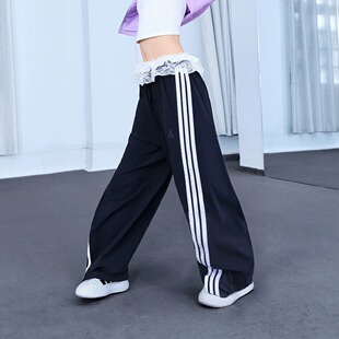 adidas阿迪达斯BANANA KB5224 PNT女子舞动系列凉感梭织宽松香蕉裤