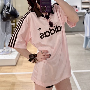 Adidas阿迪达斯三叶草正品美式潮流短袖男T恤运动宽松球衣KE3580