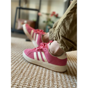 Adidas阿迪达斯正品鞋子男女鞋时尚爆款2026新款粉色多巴胺百搭款