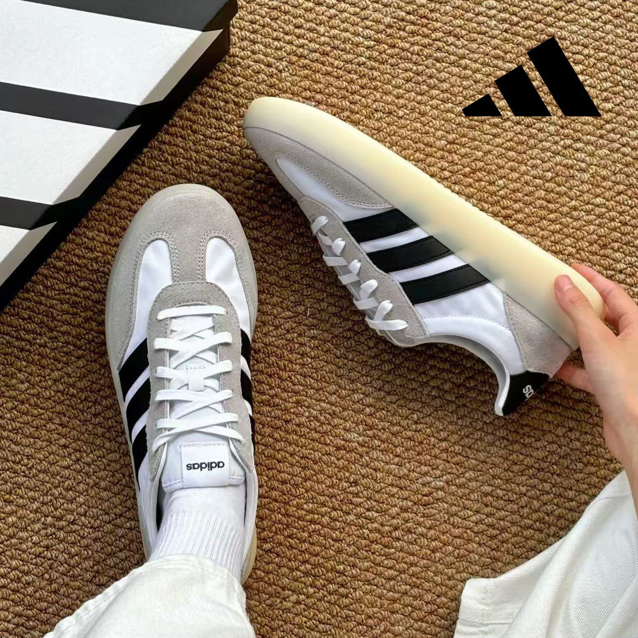 adidas阿迪达斯正品初秋情侣百搭板鞋透气户外日常休闲美式鞋潮鞋