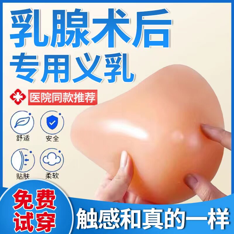 硅胶义乳术后专用假胸假乳房胸垫内衣仿真乳腺切除胸罩文胸女透气
