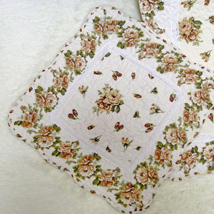 全棉布艺简约夏季汽车垫三件套坐垫清新可爱防滑座垫四季通用包邮